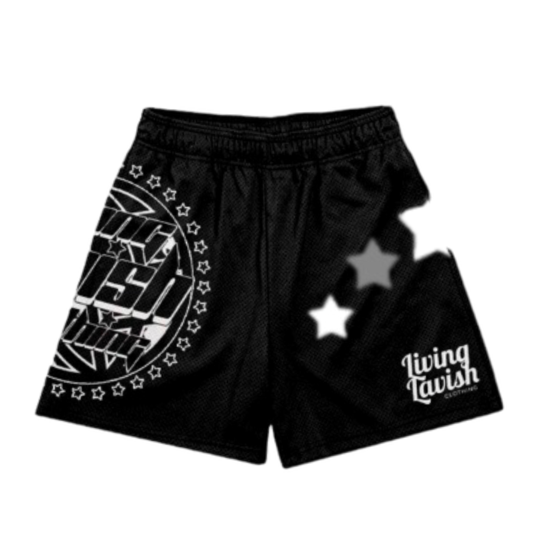 Star Globe Mesh Shorts
