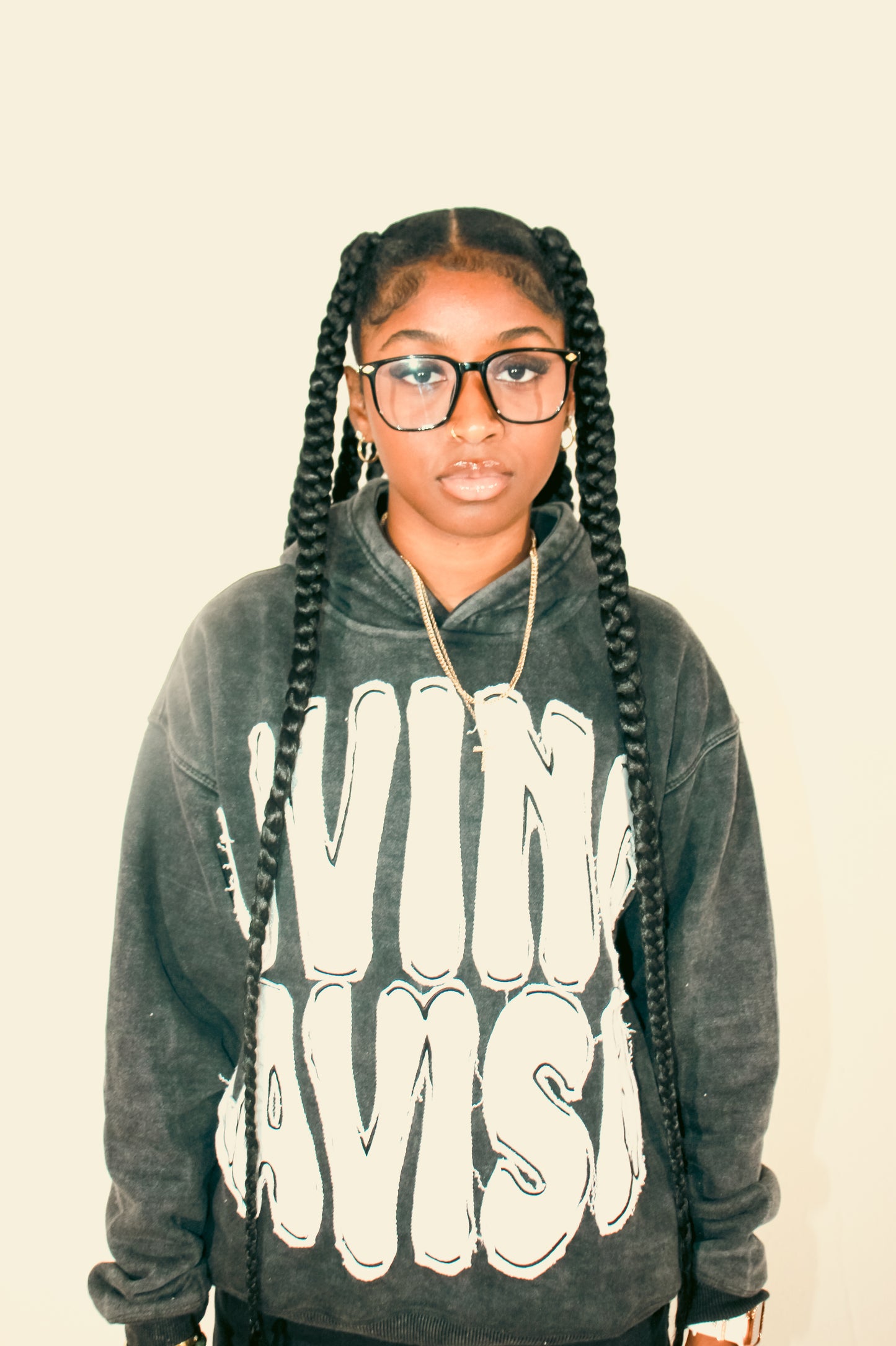 Embroidered Cotton Hoodie