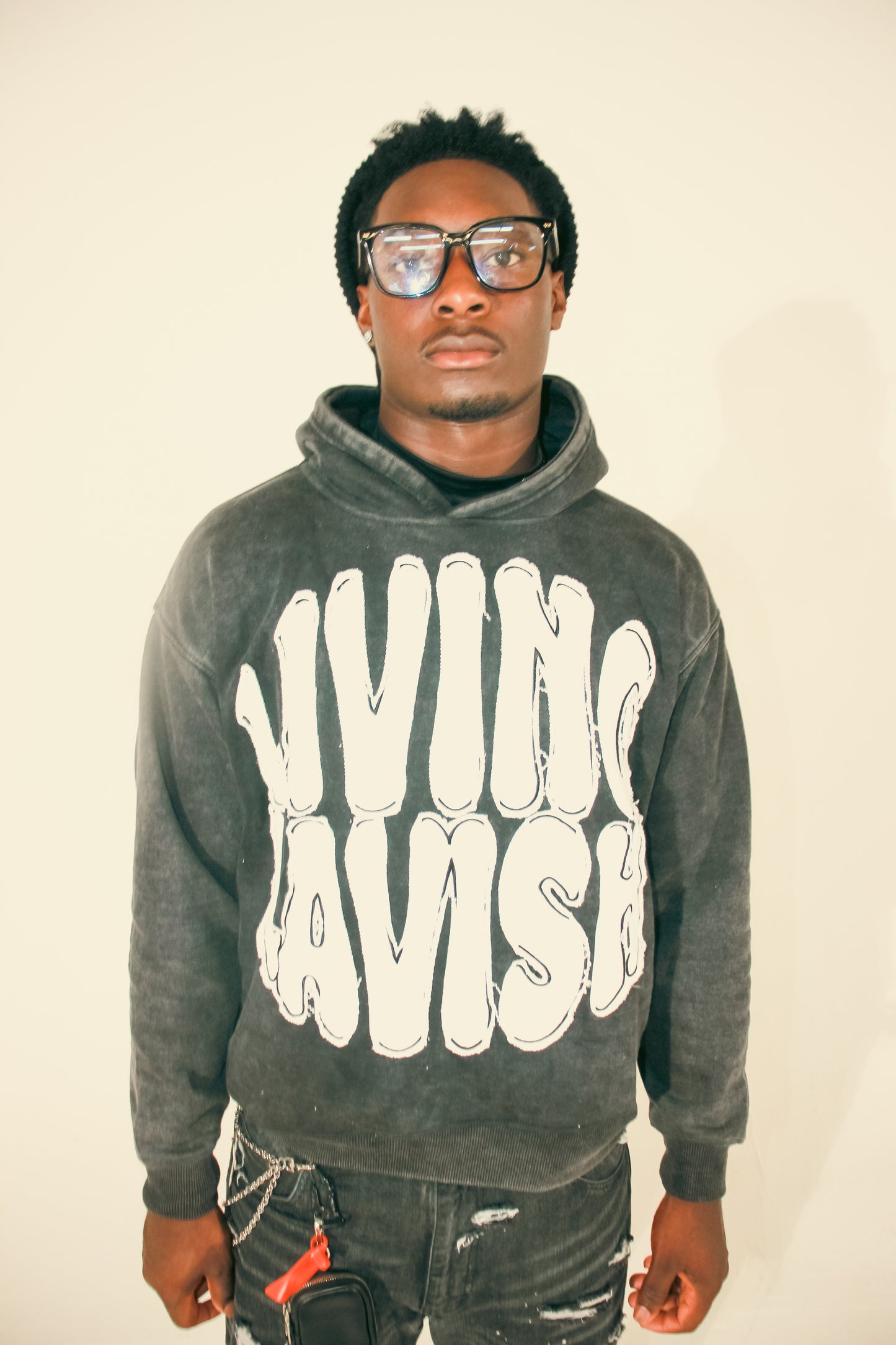 Embroidered Cotton Hoodie