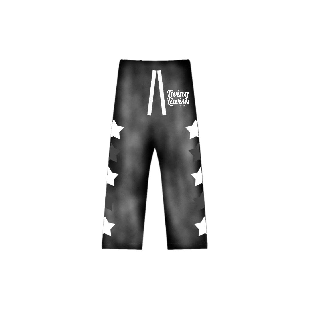 Acid Washed Sweatpants (black)